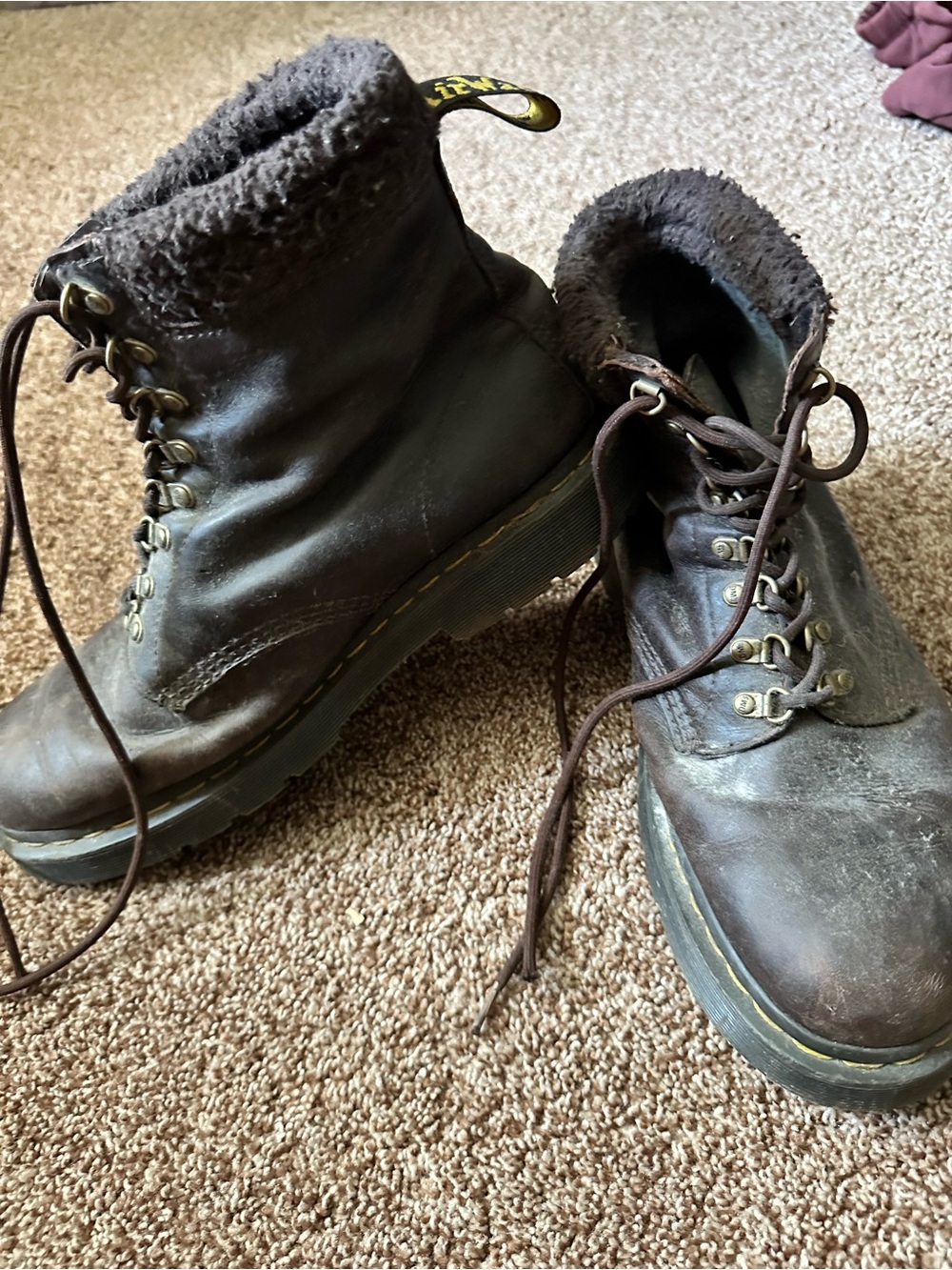 Dr. Martens Brown Leather Boots